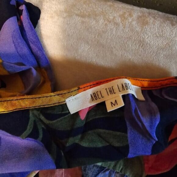 Abel the Label x Anthropologie Tropical Leonard Dress - Size Medium - Picture 5 of 9